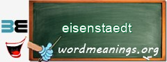 WordMeaning blackboard for eisenstaedt